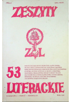 Zeszyty literackie Nr 53  /  96
