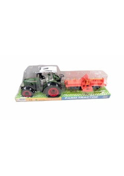 Traktor z glebogryzarką