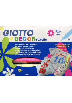 Giotto Flamastry Deco textile 4+2