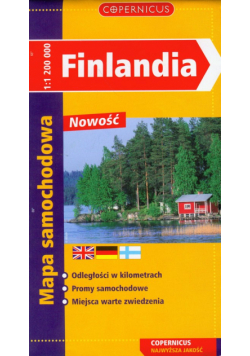 Finlandia mapa samochodowa