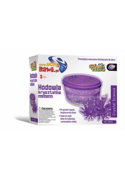 Hodowla kryształów - purpurowe