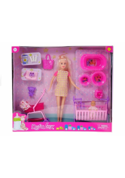 Lalka 29cm w pokoju dziecięcym