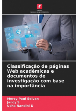 Classificação de páginas Web académicas e documentos de investigação com base na importância