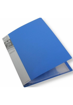 Teczka A4/20 ofertowa niebieska