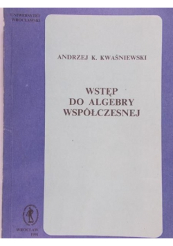 Wstęp do algebry współczesnej