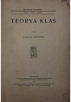 Teoria Klas,1918r.