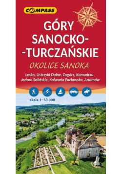 Mapa - Góry Sanocko-Turczańskie 1:50 000