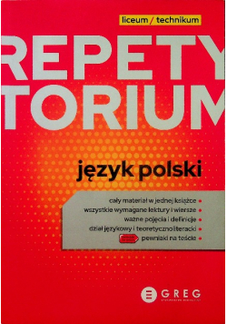 Repetytorium liceum technikum Język polski
