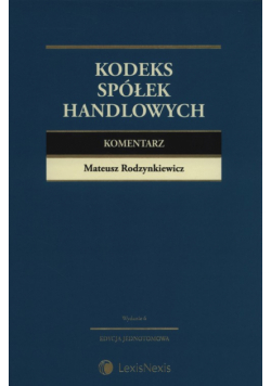 Kodeks spółek handlowych. Komentarz