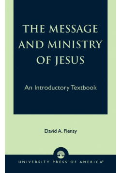 The Message and Ministry of Jesus