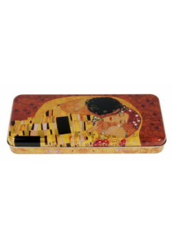 Piórnik metalowy Gustav Klimt - Der Kuss