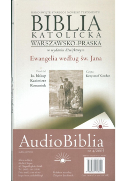 Biblia katolicka warszawsko-praska Ewangelia według świętego Jana część 4 CD