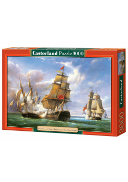 Puzzle Combat between the French and the English Vessels 3000