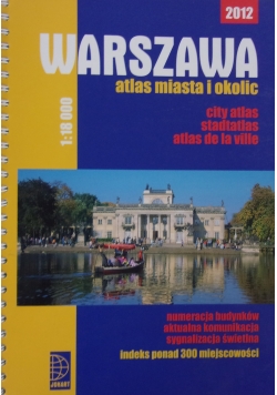 Warszawa Atlas miasta i okolic