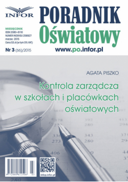 Kontrola zarządcza w szkołach i placówkach oświatowych