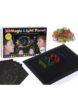 Magiczna tablica edu 3D podświetlana układanka