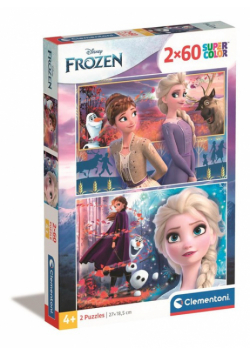 Puzzle SuperColor 2x60 Frozen 2