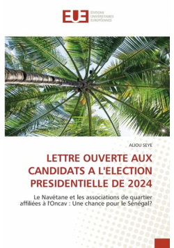 Lettre Ouverte Aux Candidats A L'election Presidentielle De 2024
