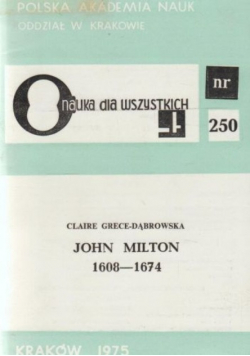 John Milton 1608 - 1674