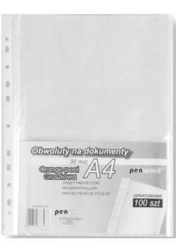 Obwoluta A4 30 mic groszkowa 100szt
