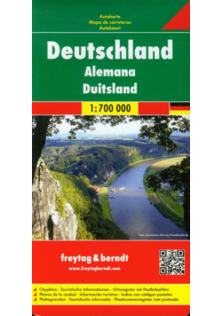 Niemcy mapa drogowa 1:700 000, Freytag&berndt
