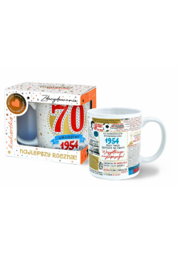 Kubek Premium Q Urodziny 70 (roczniki)