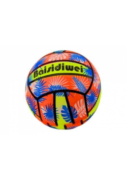 Piłka gumowa jaskrawa we wzorki 24cm