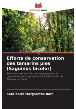 Efforts de conservation des tamarins pies (Saguinus bicolor)