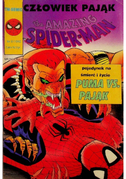 The amazing Spiderman Nr 8 / 92 Pojedynek na śmierć i życie