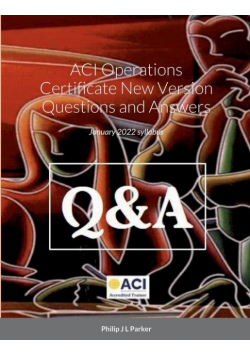 ACI Operations Certificate New Version Questions and Answers