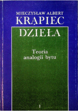 Krąpiec Dzieła Teoria analogii bytu