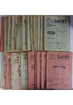 Świat Pismo tygodniowe Ilustrowane, 52 numery, 1924 r.