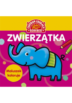 Maluszek koloruje Zwierzątka Książka z naklejkami