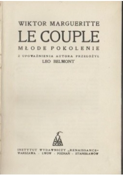 Le Couple. Młode Pokolenie
