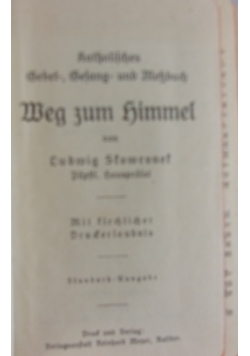 Weg zum Himmel, 1936r.