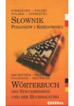Słownik Podatków i księgowości  niemiecko  polski polsko  niemiecki