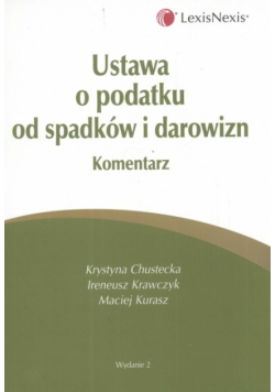 Ustawa o podatku od spadku i darowizn komentarz
