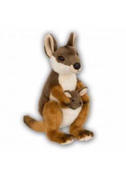 WWF Wallaby with Joey 19 cm