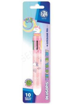 Długopis automatyczny Astrapen Pastel Line Unicorn wielokolorowy 10w1