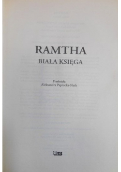 Ramtha Biała księga