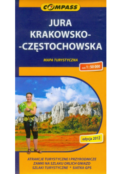 Jura Krakowsko-Częstochowska mapa turystyczna