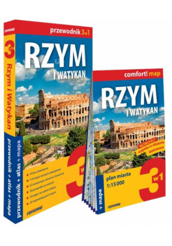 Comfort! map Rzym i Watykan 3w1