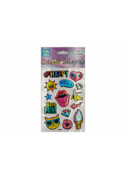 Naklejki Rainbow Hologram Happy