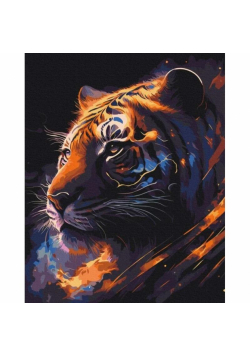 Malowanie po numerach - Zodiak tygrysa 40x50cm