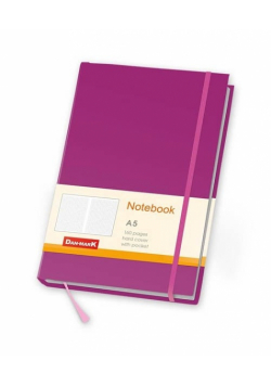 Notes Milano A5 80 kartek w kratkę różowy